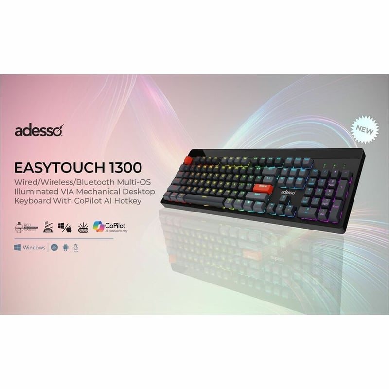 WIRED/WRELESS/B/T MULTI-OS MECH FULL 104 LAYOUT W/COPILOT HOTKEY - Thumbnail 2