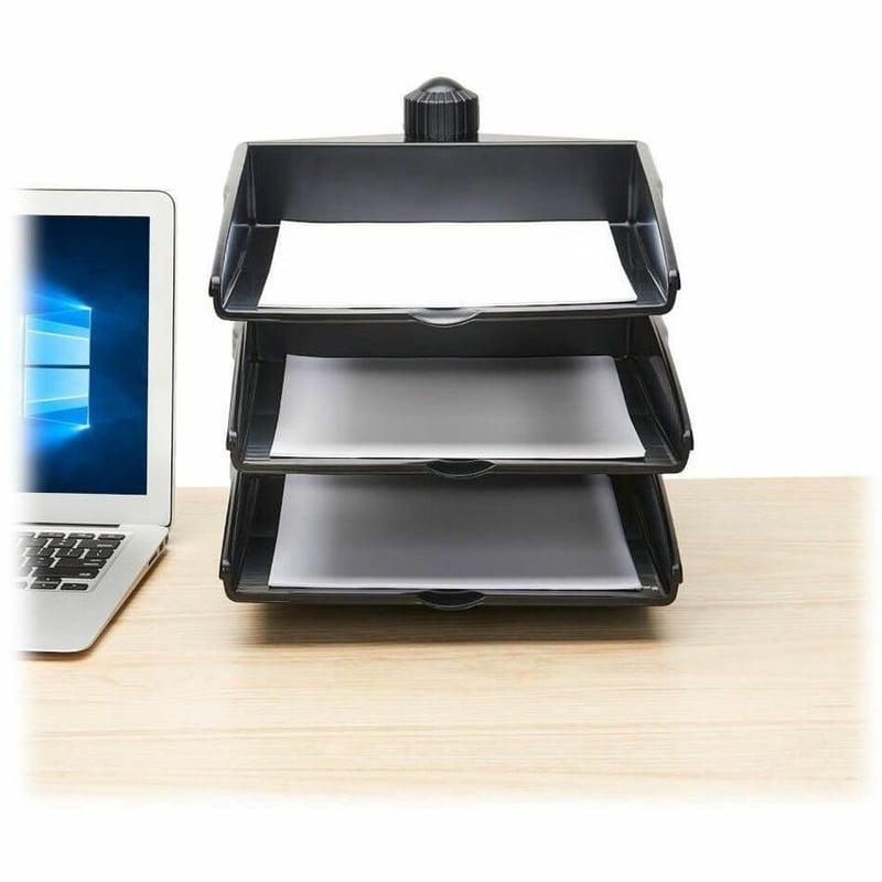 Tripp Lite by Eaton 3-Tray Document Holder with Desktop Clamp Swivel - TAA - Thumbnail 4