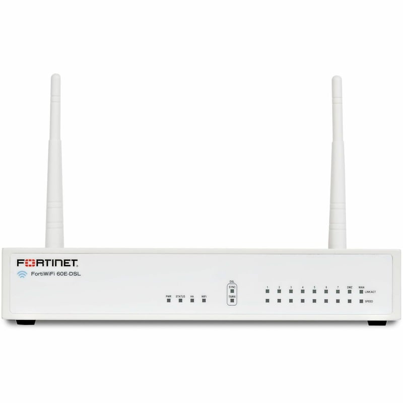 Fortinet FortiWifi FWF-60E-DSL Network Security/Firewall Appliance - Thumbnail 1