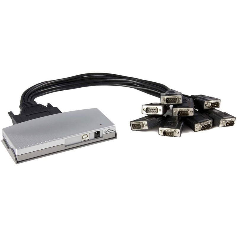 StarTech.com USB to Serial Adapter Hub - 8 Port - DB9 (9-pin) - USB Serial - FTDI USB to RS232 Adapter - USB Serial - Thumbnail 2