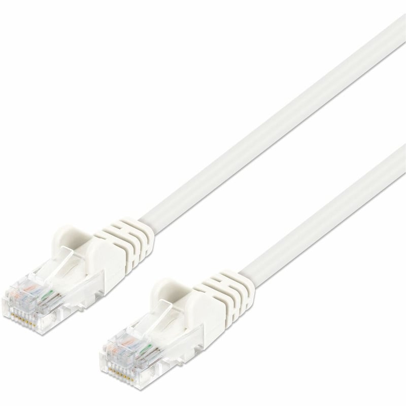 CAT6 U/UTP SLIM NETWORK PATCH CABLE, 10 FT., WHITE