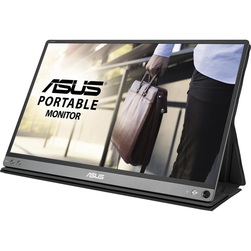 Asus ZenScreen MB16AC 16" Class Full HD LCD Monitor - 16:9 - Dark Gray, Black - Thumbnail 2
