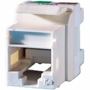 Ortronics Category 5e Keystone jack, Fog White