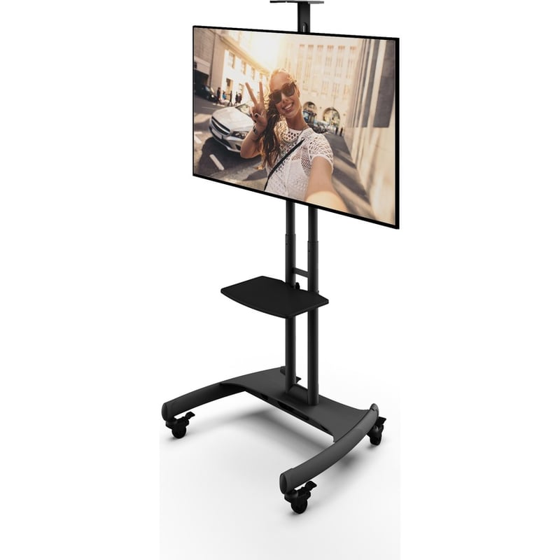 Kanto MTM65PL Mobile TV Mount with Adjustable Shelf for 37-inch to 65-inch TVs - Thumbnail 5