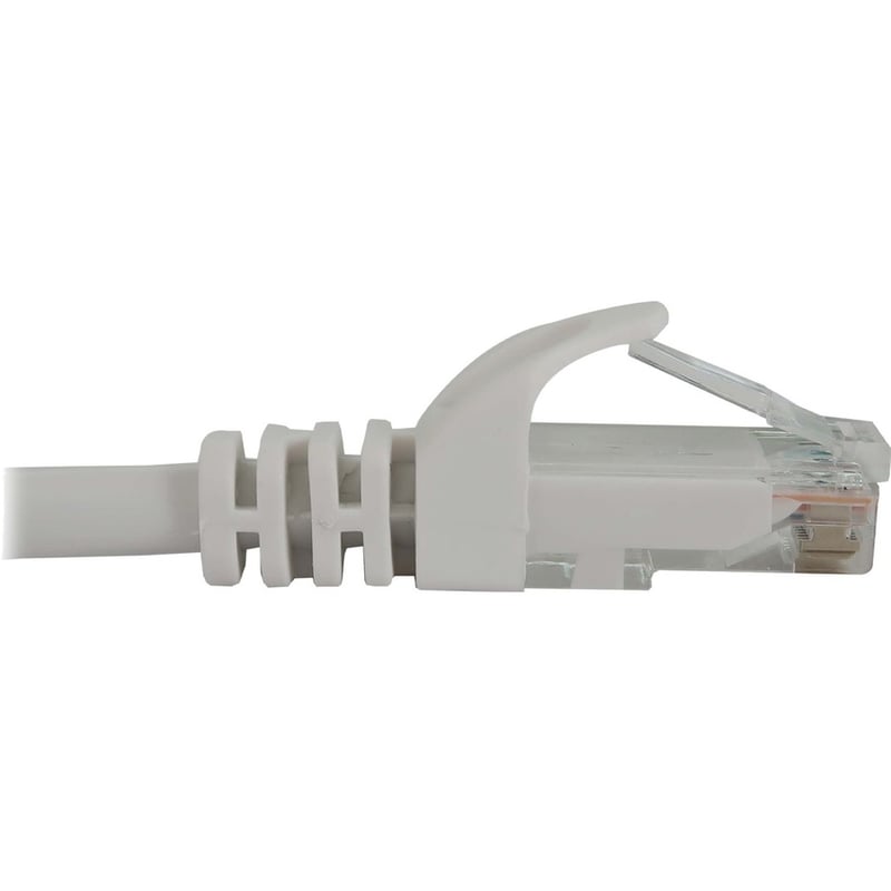 Eaton Tripp Lite Series Cat6a 10G Snagless Molded UTP Ethernet Cable (RJ45 M/M), PoE, White, 100 ft. (30.5 m) - Thumbnail 4