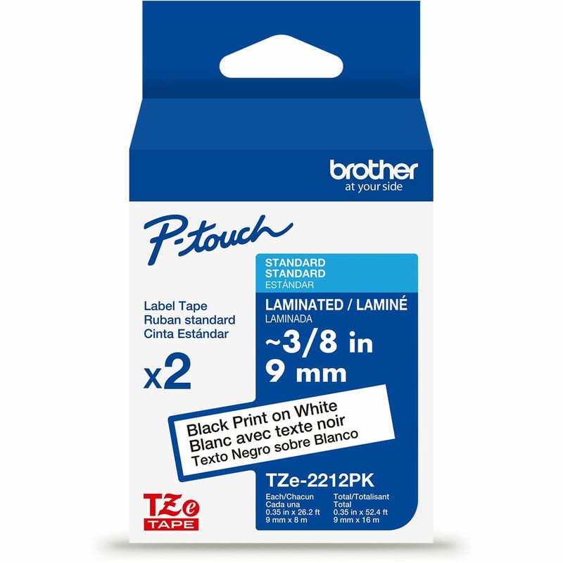 BLACK/WHITE TAPE (9MM) (2PK) - Thumbnail 1