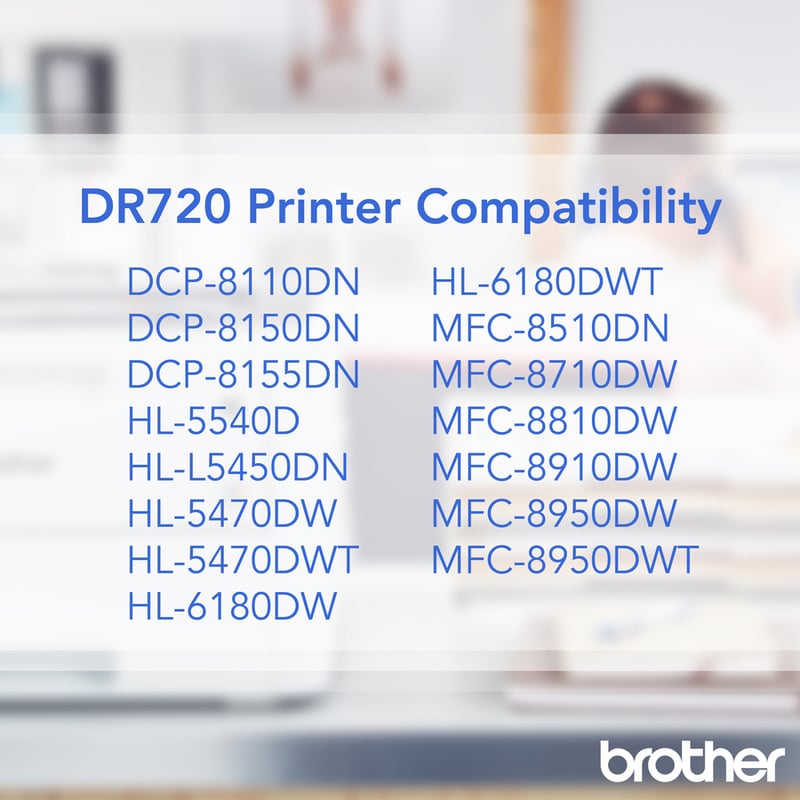 Brother Genuine DR720 Mono Laser Drum Unit - Thumbnail 3