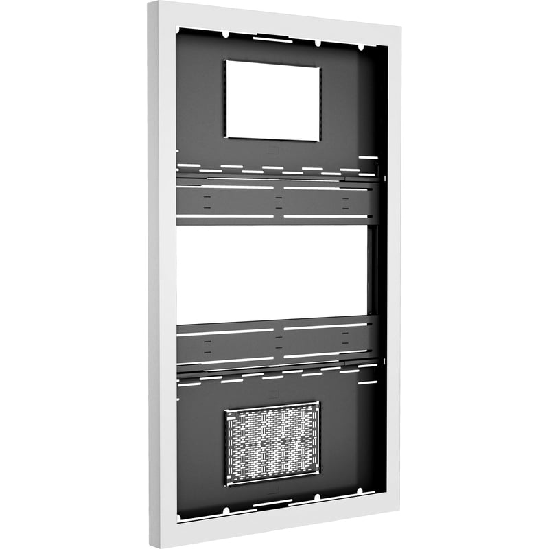 Milestone Impact On-Wall Kiosk - Portrait 75" White - Thumbnail 1
