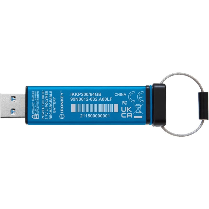 IronKey Keypad 200 64GB USB 3.2 (Gen 1) Type A Flash Drive - Thumbnail 4