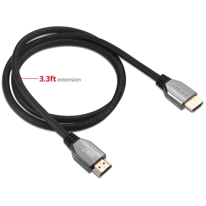 SIIG 8K Ultra High Speed HDMI Cable - 3.3ft - Thumbnail 3