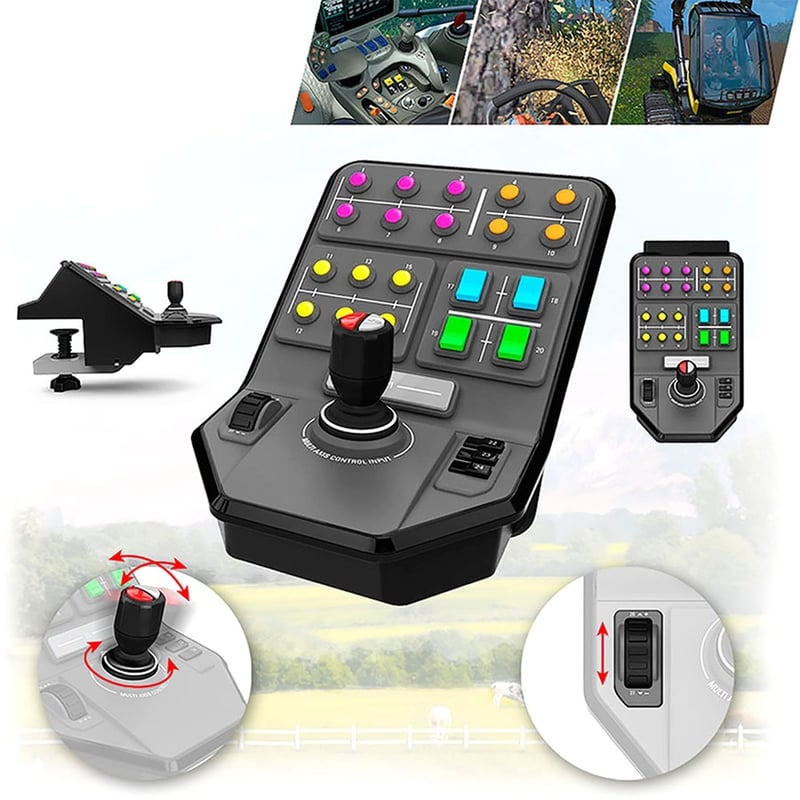 Logitech Heavy Equipment Side Panel Simulation Heavy Equipment Control Deck - Thumbnail 2