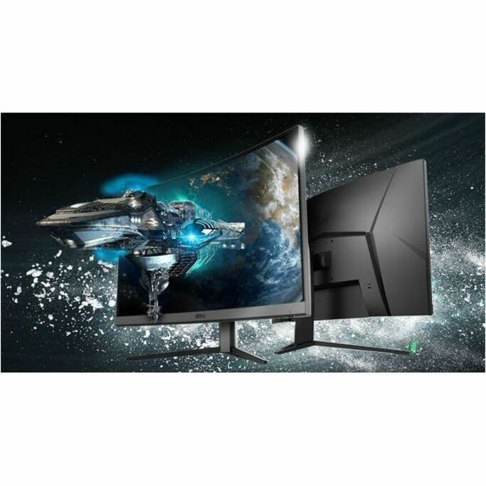 MSI Optix G32CQ4 E2 32" Class WQHD Curved Screen Gaming LCD Monitor - 16:9 - Metallic Black - Thumbnail 4