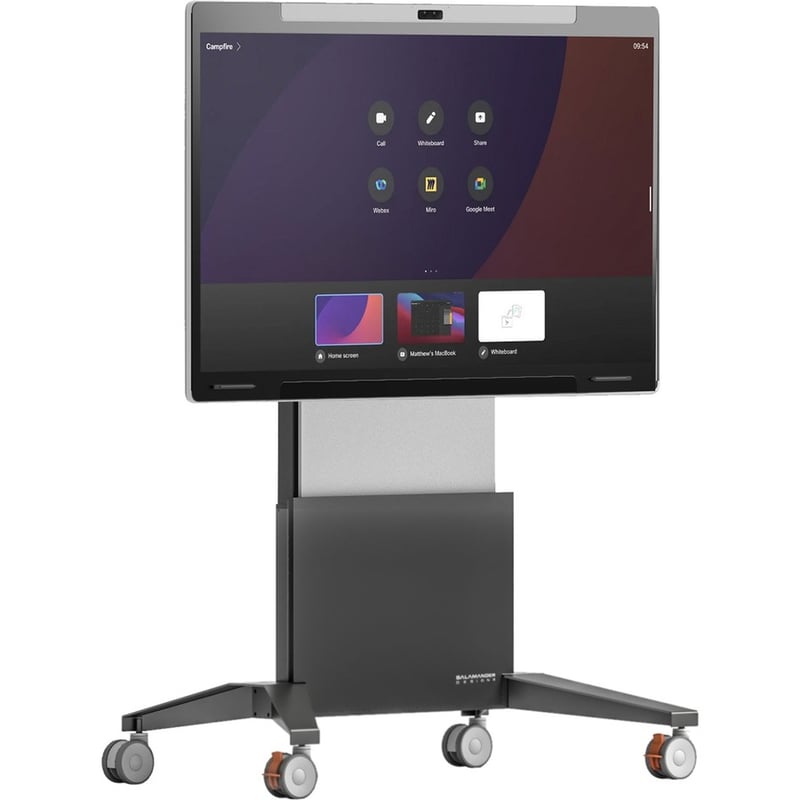 Salamander Designs Electric Lift Mobile Stand Designed for Webex Board Pro 75 - Thumbnail 3