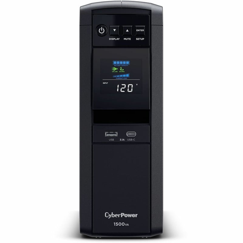 CyberPower CP1500PFCLCD PFC Sinewave UPS Systems - Thumbnail 1