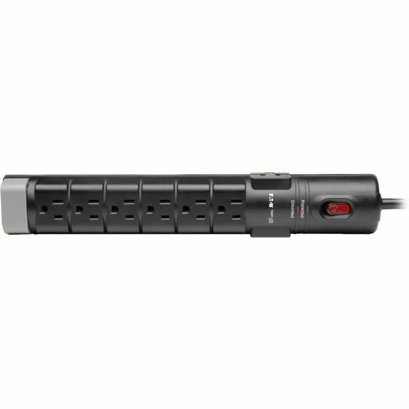 Tripp Lite by Eaton Protect It! 8-Outlet Surge Protector 6 ft. (1.83 m) Cord 2160 Joules Tel/DSL Protection Cord Clip - Thumbnail 1