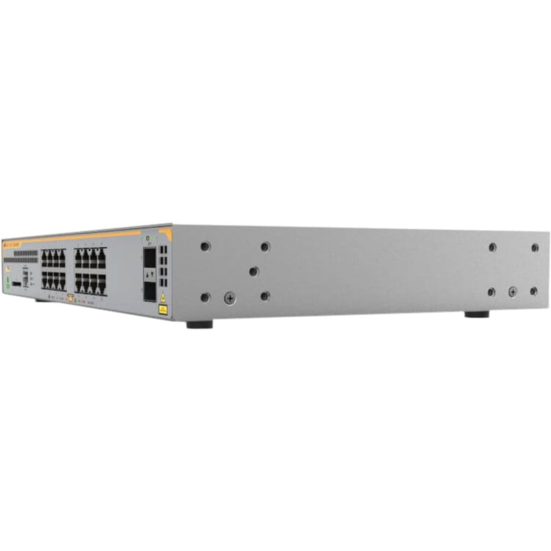 Allied Telesis L3 Switch with 16 x 10/100/1000T PoE Ports and 2 x 100/1000X SFP Ports - Thumbnail 4