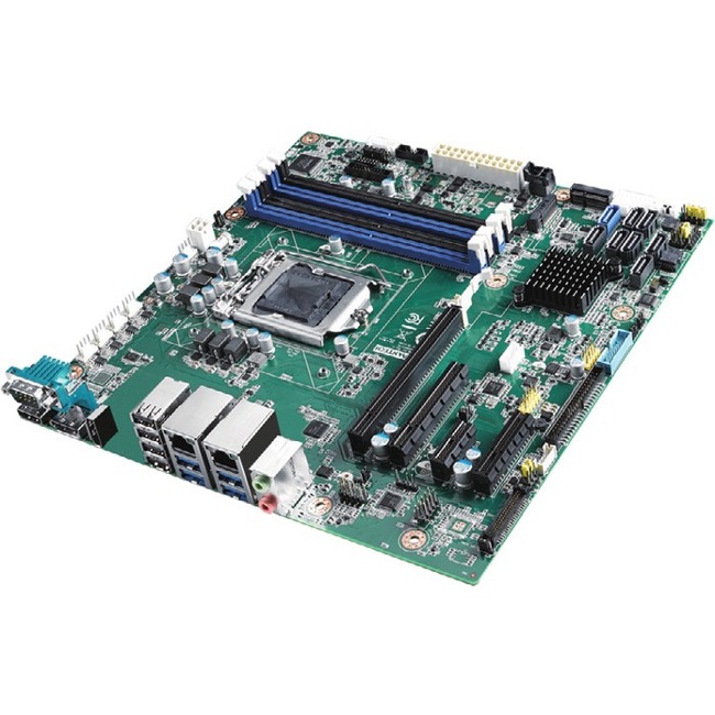 Advantech AIMB-586 Server Motherboard - Intel Q370 Chipset - Socket H4 LGA-1151 - Micro ATX - Thumbnail 1