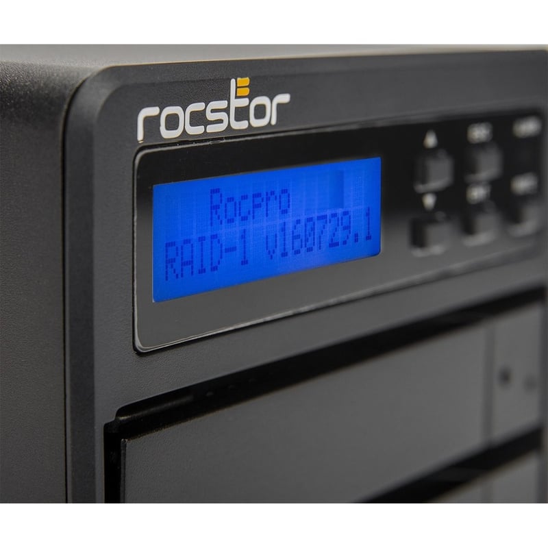 Rocstor Rocpro U33 USB Type-C Desktop RAID Storage - Thumbnail 2