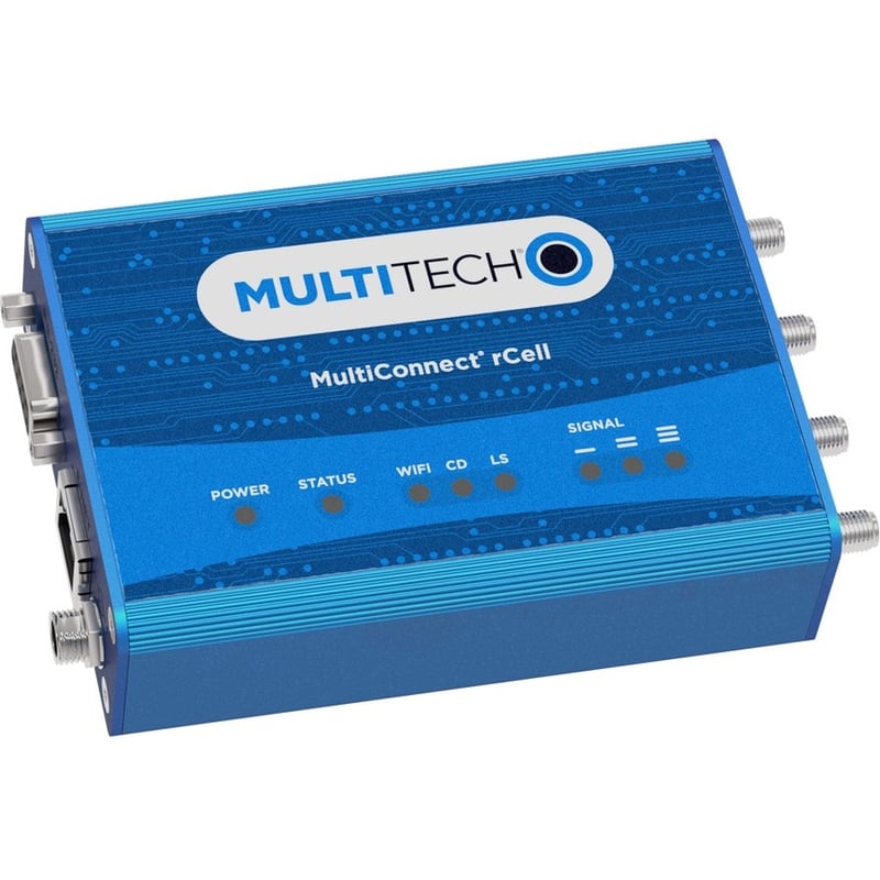 MultiTech MultiConnect rCell MTR-LNA7 Wi-Fi 4 IEEE 802.11b/g/n Cellular, Ethernet Modem/Wireless Router - Thumbnail 1