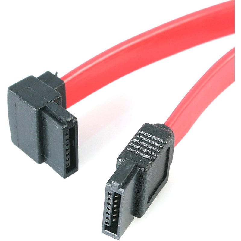 StarTech.com 18in SATA to Left Angle SATA Serial ATA Cable - Thumbnail 1