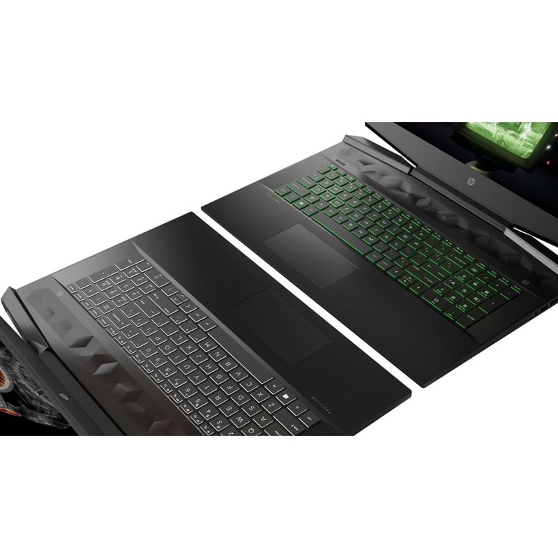 HP Pavilion Gaming 15-dk0000 15-dk0030nr 15.6" Gaming Notebook - Intel Core i7 9th Gen i7-9750H - 8 GB - 256 GB SSD - Shadow Black, Green Chrome - Thumbnail 2