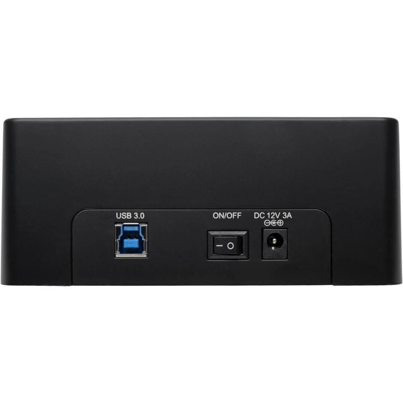 Tripp Lite by Eaton USB 3.0 SuperSpeed to Dual SATA External Hard Drive Docking Station with Cloning for 2.5 in./3.5 in. HDD - Thumbnail 2