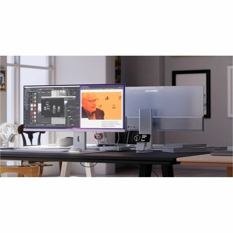 EDGE 40IN ULTRAWIDE WQHD LCD MO W/ 90W PD SPACE GREY - Thumbnail 4