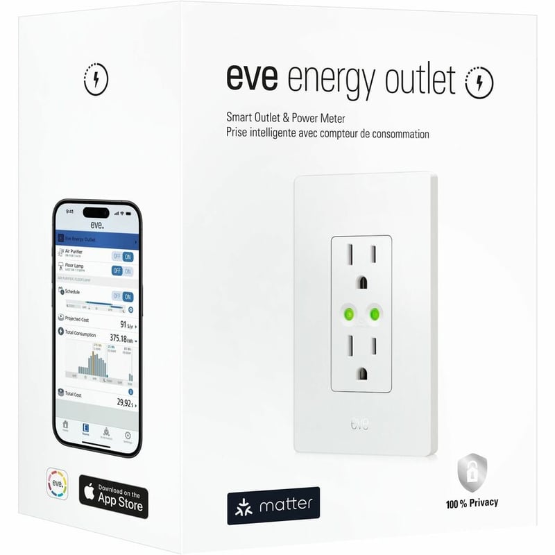 EVE ENERGY OUTLET (MATTER) SMART OUTLET - Thumbnail 4