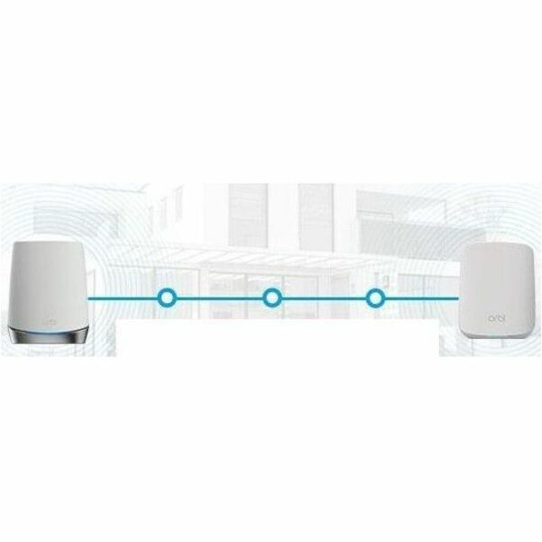 Netgear Orbi RBK652S Wi-Fi 6 IEEE 802.11ax Ethernet Wireless Router - Thumbnail 4