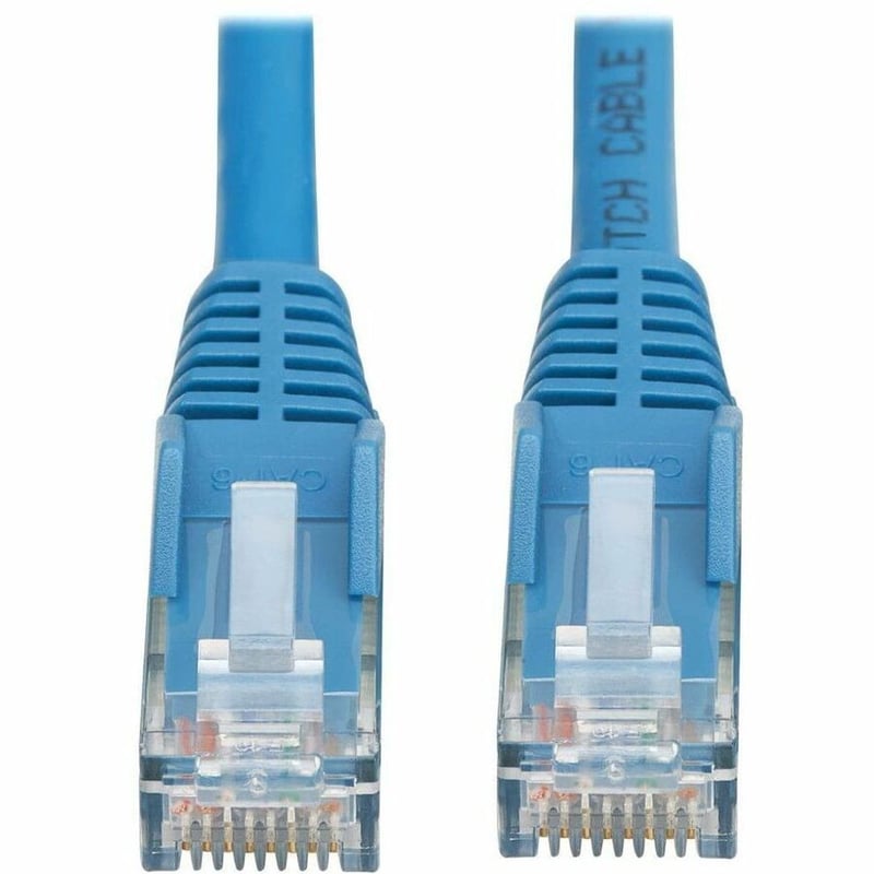 Eaton Tripp Lite Series Cat6 Gigabit Snagless Molded UTP Ethernet Cable (RJ45 M/M), PoE, LSZH, Blue, 4 m (13.1 ft.) - Thumbnail 2
