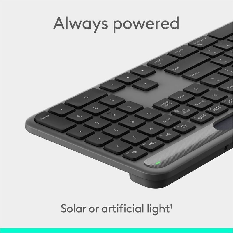 SIGNATURE SLIM SOLAR+ K980 KEYBOARD FOR MAC (GRAPHITE) - Thumbnail 2