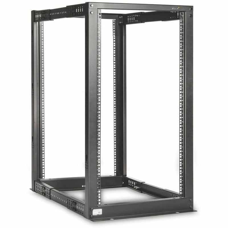 22U OPEN FRAME RACK- BLACK SOLIDRACK 42U OPEN FRAME 4-POST ADJ - Thumbnail 4