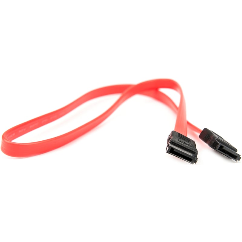 Rocstor Premium 18in SATA Serial ATA Cable - SATA - 18in - 1 x Female SATA - 1 x Female SATA - Red - Thumbnail 5