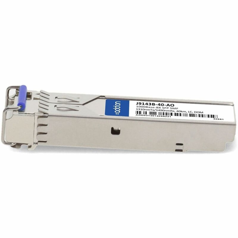 AddOn HP J9143B Compatible TAA Compliant 1000Base-BX SFP Transceiver (SMF, 1310nmTx/1490nmRx, 40km, LC, DOM) - Thumbnail 2
