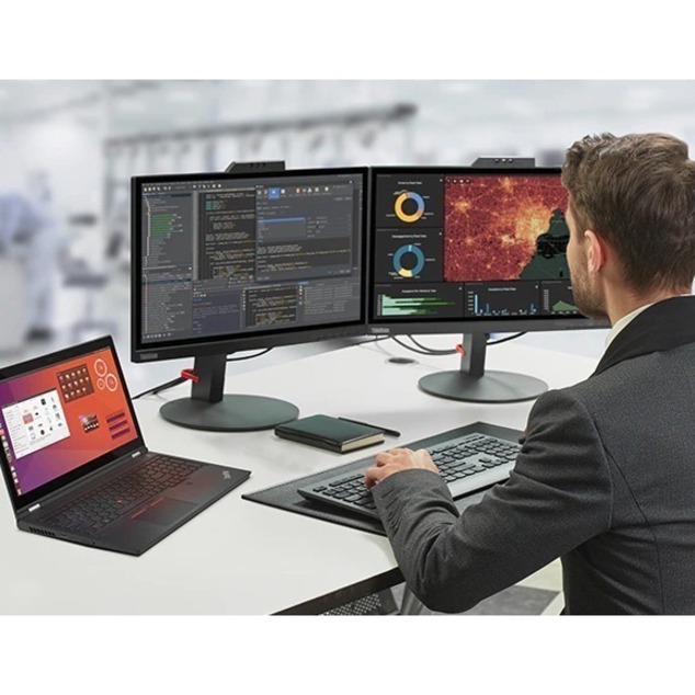 Lenovo ThinkPad P15 Gen 2 20YQ0043US 15.6" Touchscreen Mobile Workstation - 4K UHD - Intel Core i9 11th Gen i9-11950H - 32 GB - 1 TB SSD - English (US) Keyboard - Black - Thumbnail 4