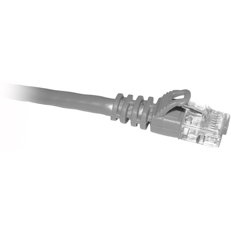 ENET Cat5e Gray 4 Foot Patch Cable with Snagless Molded Boot (UTP) High-Quality Network Patch Cable RJ45 to RJ45 - 4Ft