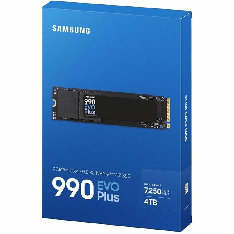 KIT SAMSUNG 990 EVO PLUS 4TB PCIE GEN 4.0 X4 / 5.0 X2 NVME 2.0