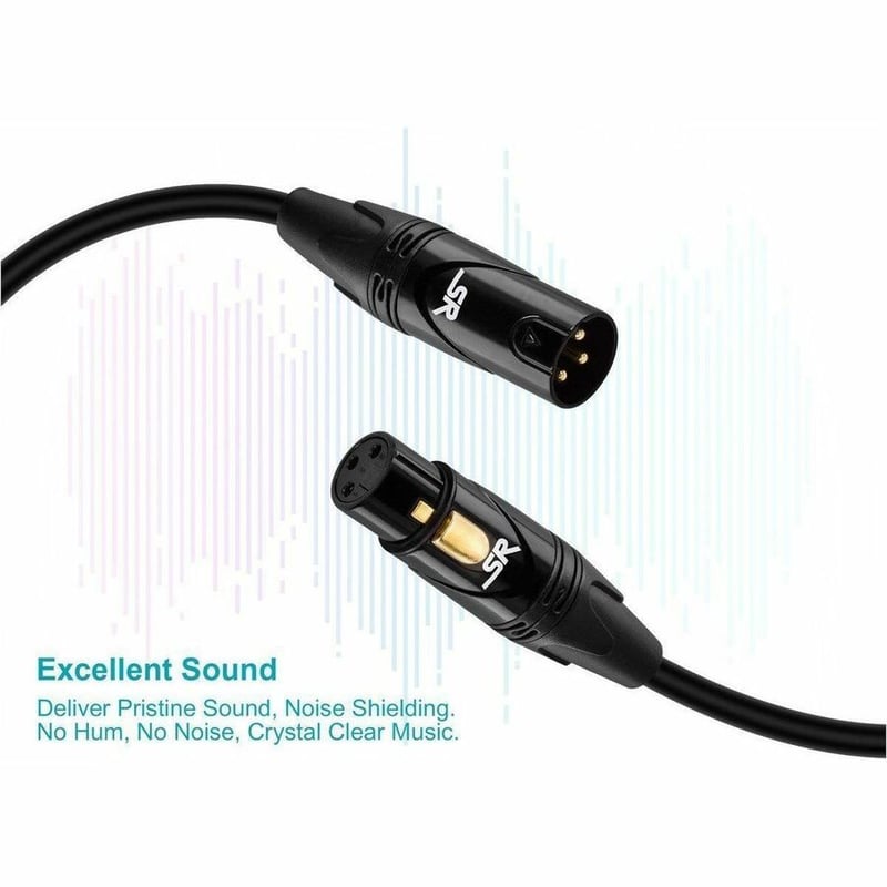 STAGE RIGHT BY MONOPRICE STARQUAD XLR MICROPHONE CABLE_ OPTIMIZED FOR ANALOG AUD - Thumbnail 4