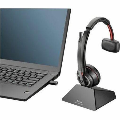 HP Savi 8210 UC DECT 1920-1930 MHz USB-A Headset - Thumbnail 4