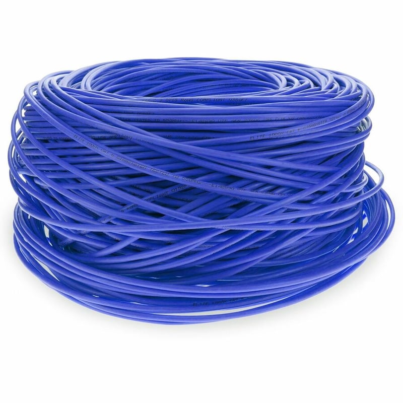 AddOn 1000ft Non-Terminated Blue CAT 6 Shielded Plenum-Rated Bulk Cable - Thumbnail 5