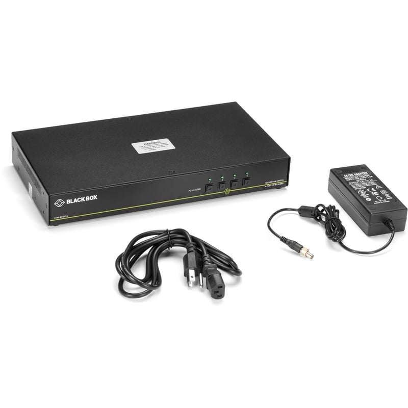 Black Box NIAP 3.0 Secure 4-Port Single-Head DisplayPort KVM Switch - Thumbnail 4