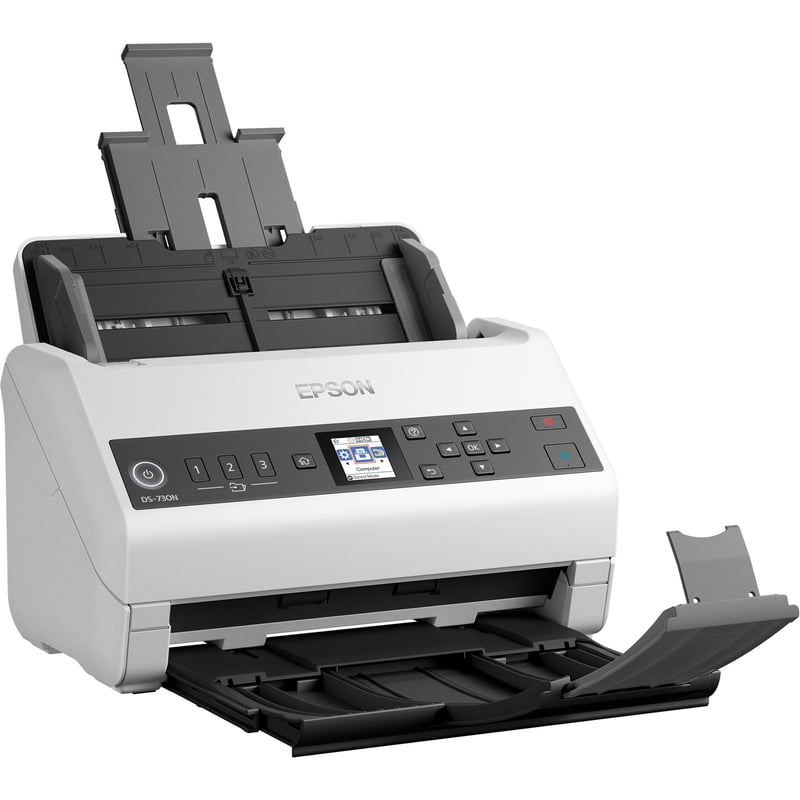 Epson DS-730N Sheetfed Scanner - 600 dpi Optical - Thumbnail 1