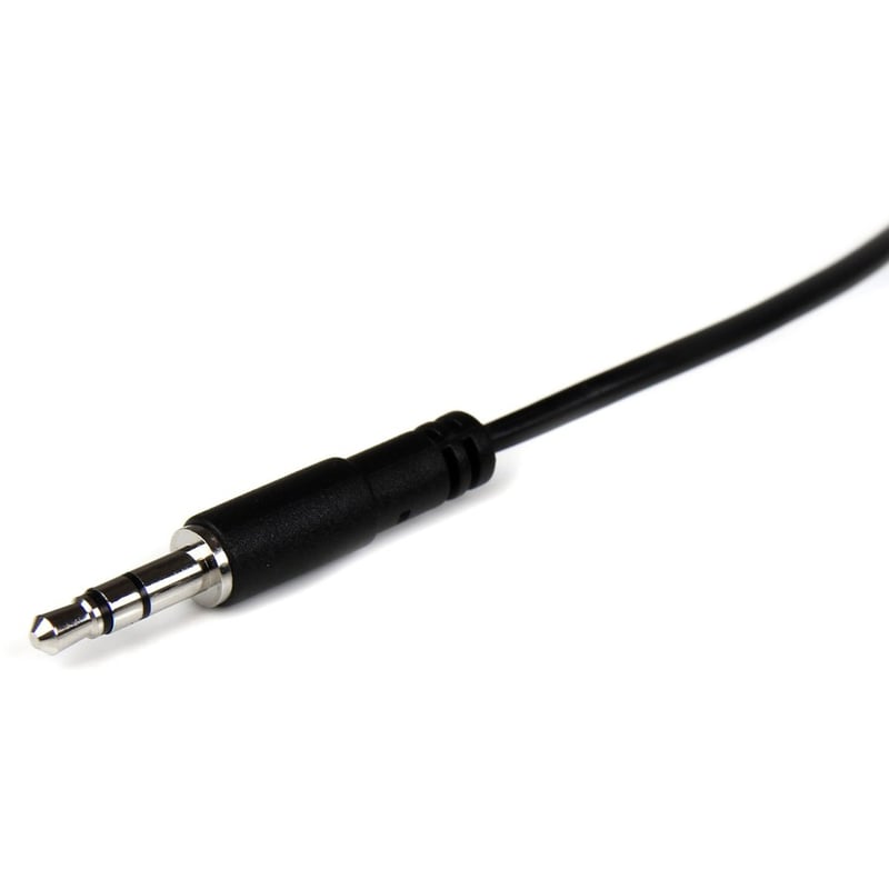 StarTech.com 1m Slim 3.5mm Stereo Extension Audio Cable - M/F - Thumbnail 2