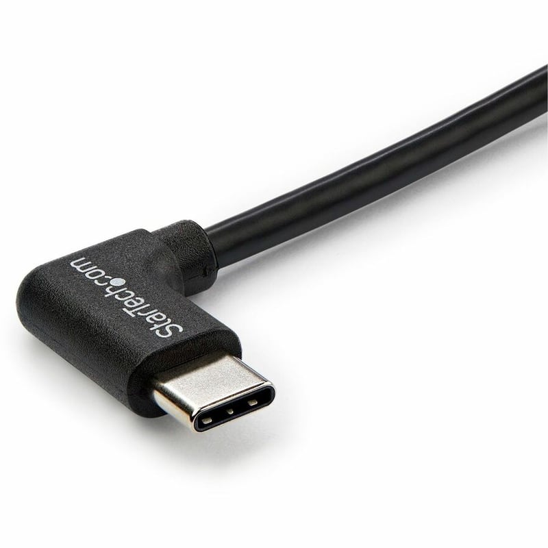 StarTech.com 1m 3 ft Right Angle USB-C Cable M/M - USB 2.0 - USB Type C Cable - 90 degree USB-C Cable - USB C to USB C Cable - USB-C Charge Cable - Thumbnail 3