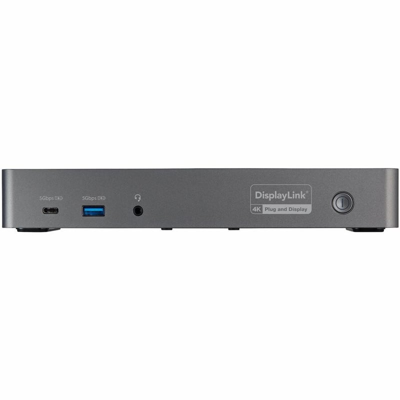 StarTech.com USB-C & USB-A Dock - Hybrid Triple Monitor Laptop Docking Station DisplayPort & HDMI 4K 60Hz/85W PD/6x USB/GbE/USB 3.1 Gen 2 - Thumbnail 4