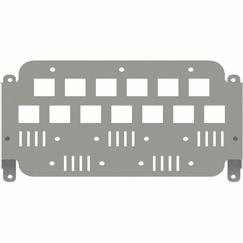 Panduit HD Fusion Wall Mount Incoming Cable Plate, Gray