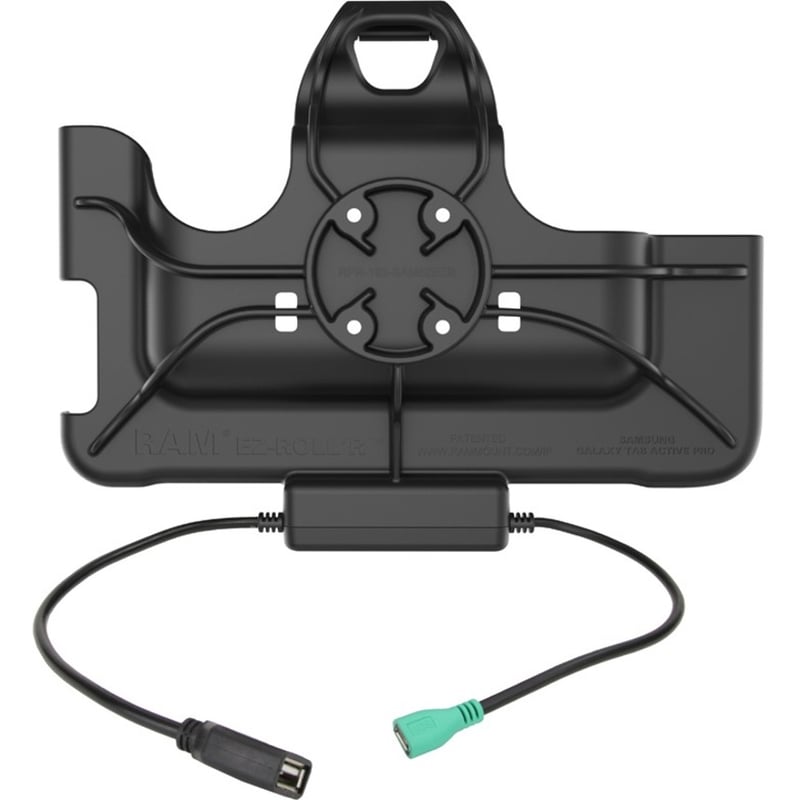 RAM Mounts EZ-ROLL'R Power & Data Cradle for Samsung Galaxy Tab Active Pro - Thumbnail 4