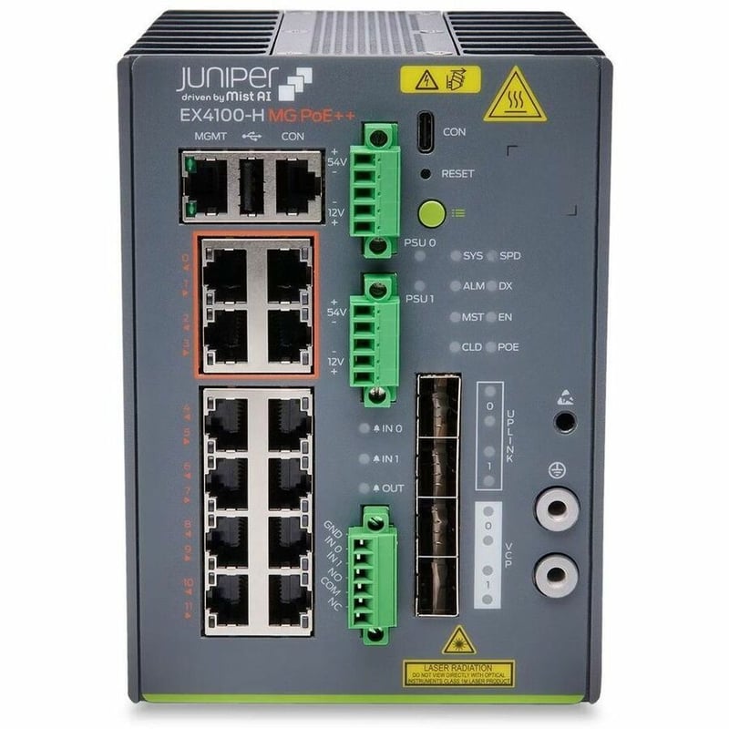 Juniper EX4100-H-24MP-DC Ethernet Switch - Thumbnail 2