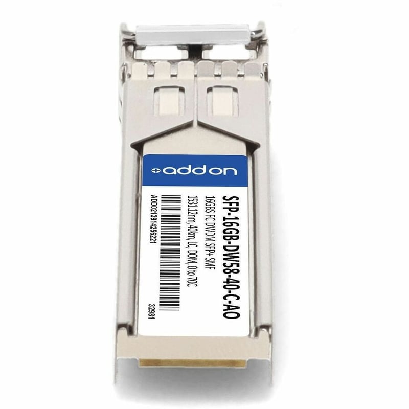 AddOn Cisco® Compatible TAA 16GBase-DWDM FC SFP+ Transceiver C-Band 100GHz (SMF, 1531.12nm, 40km, LC, DOM) - Thumbnail 4