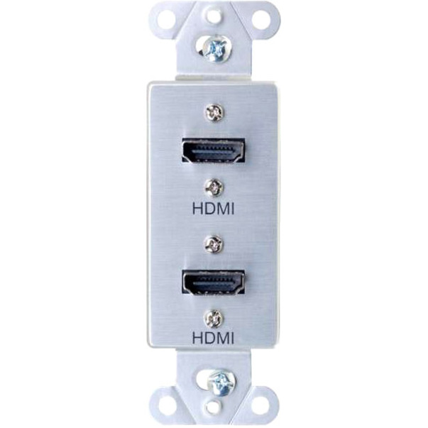 C2G HDMI Pass Through Decorative Wall Plate - Thumbnail 2